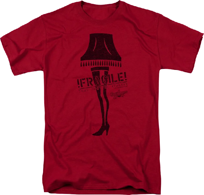 Fragile Leg Lamp Christmas Story T-Shirt