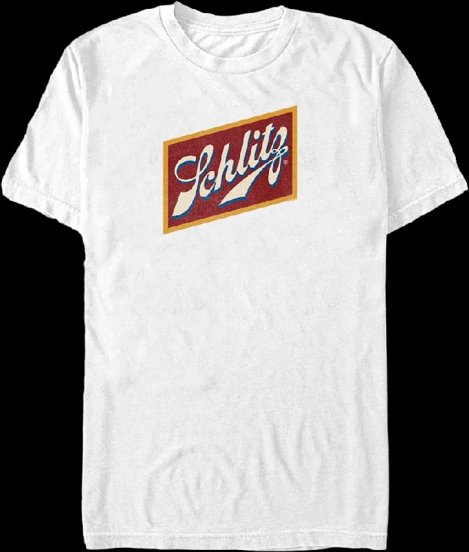 Framed Logo Schlitz Beer T-Shirt