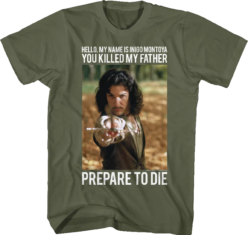 Green Inigo Montoya Princess Bride T-Shirt