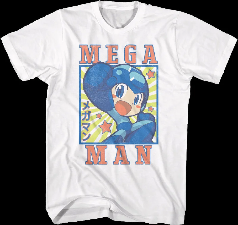 Vintage Stars Mega Man T-Shirt