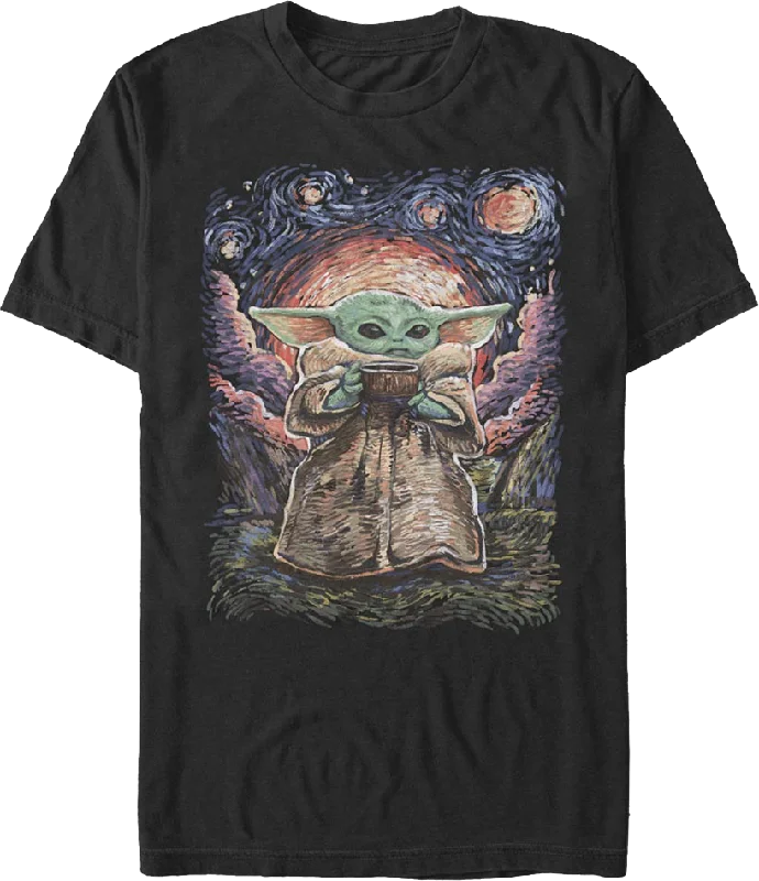 Starry Child The Mandalorian Star Wars T-Shirt