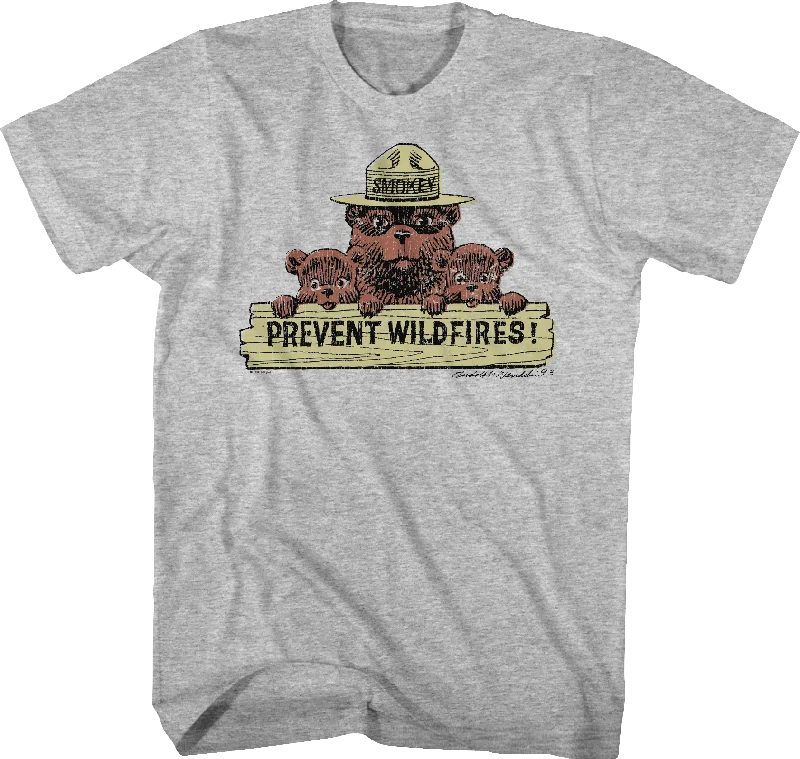 Prevent Wildfires Smokey Bear T-Shirt