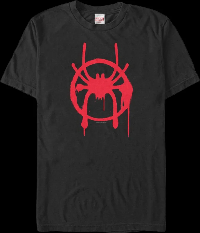 Miles Symbol Spider-Man Into The Spider-Verse T-Shirt