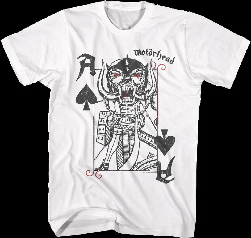 Ace Of Spades Playing Card Motorhead T-Shirt