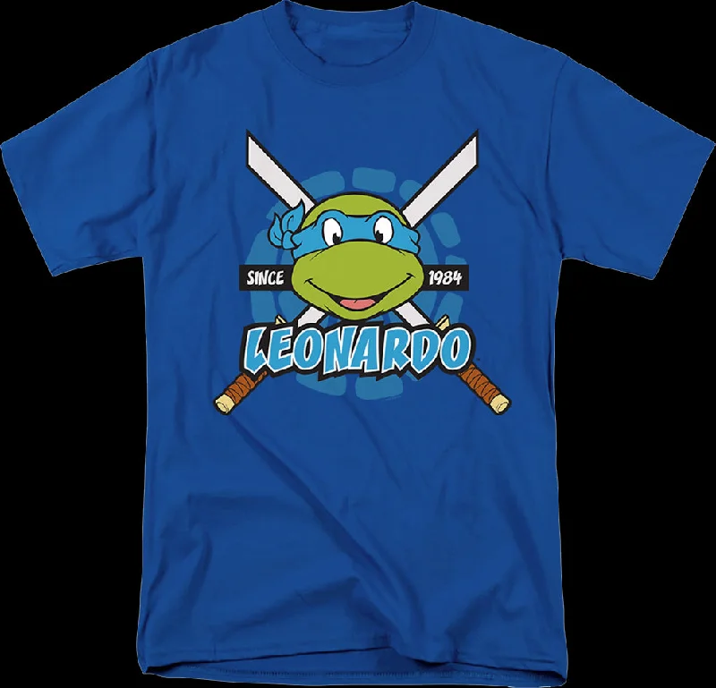 Blue Leonardo Since 1984 Teenage Mutant Ninja Turtles T-Shirt