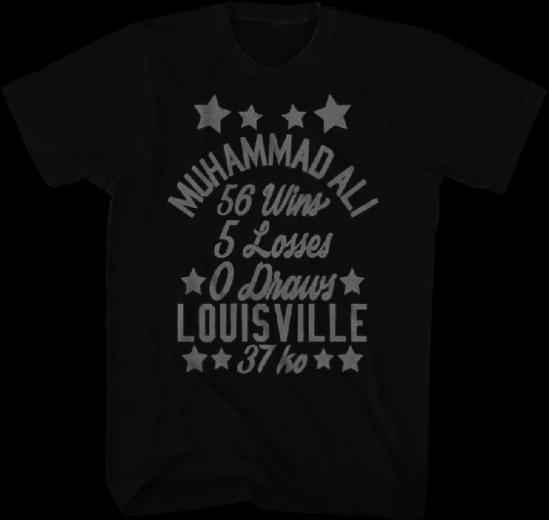 Vintage Wins And Losses Muhammad Ali T-Shirt