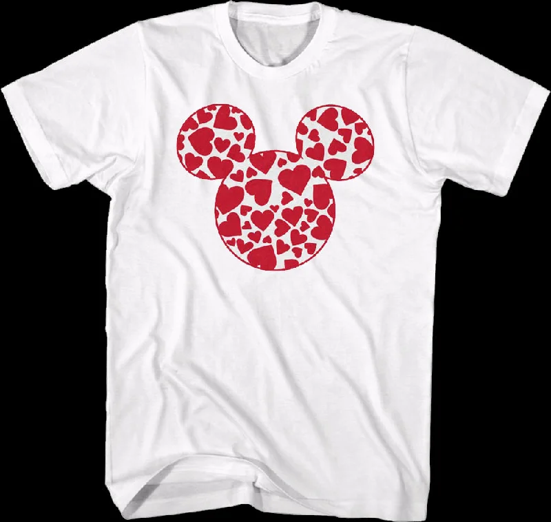 Mickey Mouse Hearts Disney T-Shirt