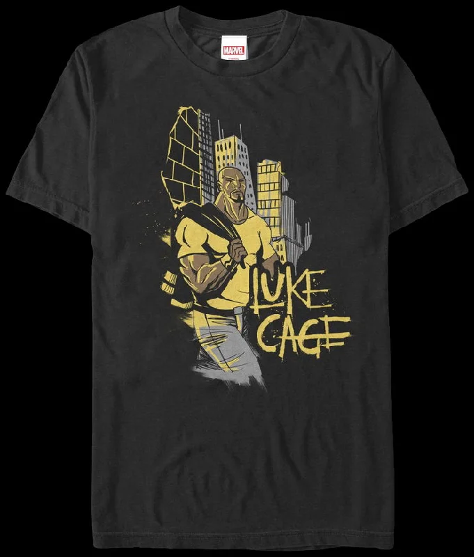 Hero for Hire Sketch Luke Cage T-Shirt