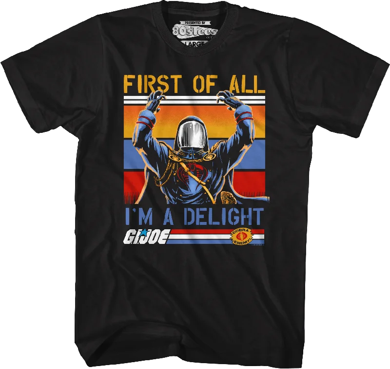 Cobra Commander I'm A Delight GI Joe T-Shirt