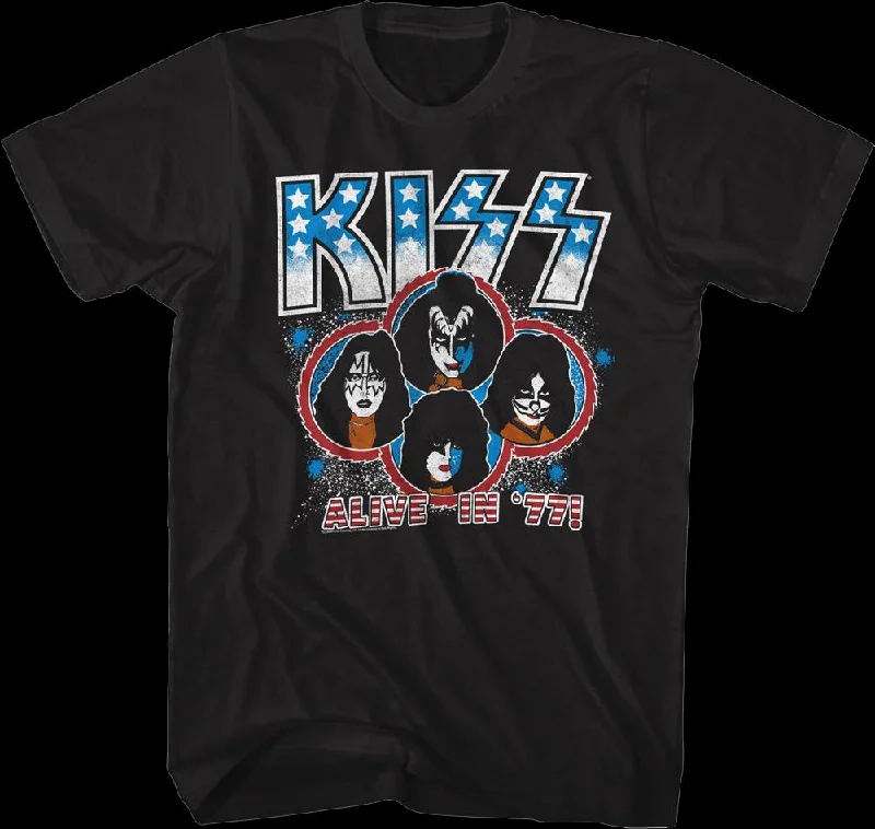 Alive In '77 KISS T-Shirt