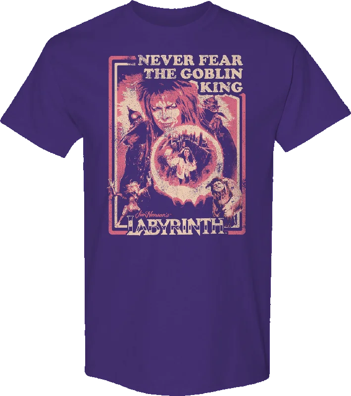 Never Fear The Goblin King Labyrinth T-Shirt