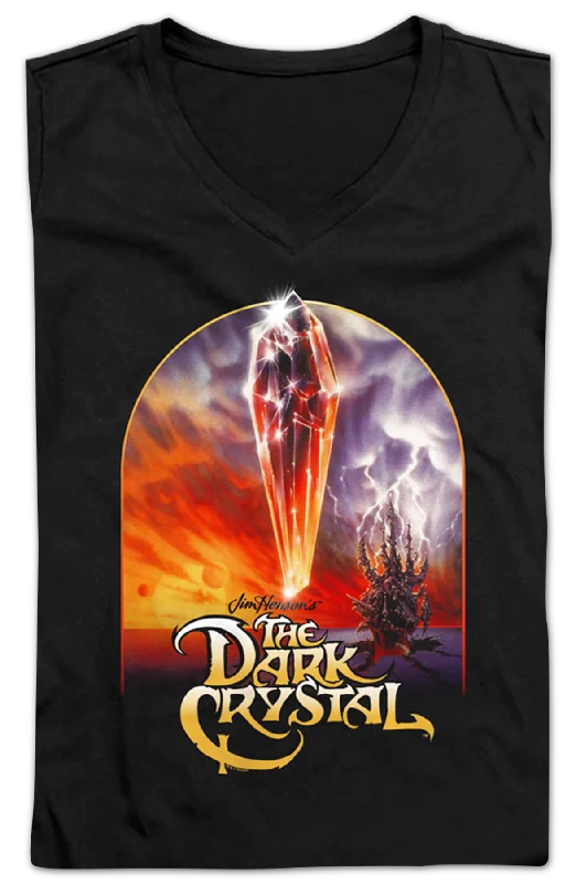 Ladies Style B Movie Poster Dark Crystal V-Neck Shirt