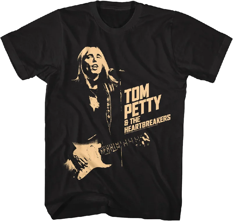 Monochrome Tom Petty & The Heartbreakers T-Shirt