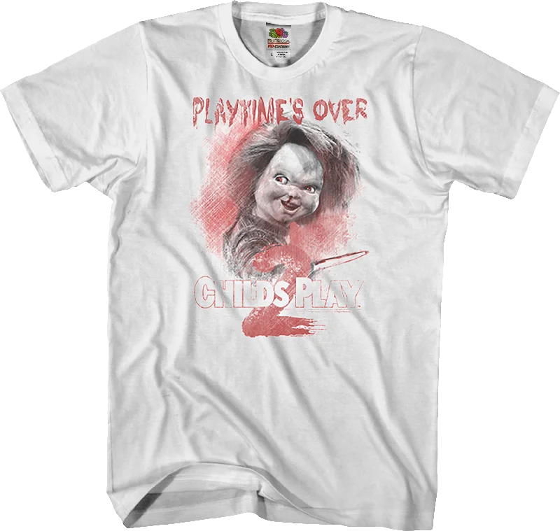 Playtime's Over Child's Play 2 T-Shirt