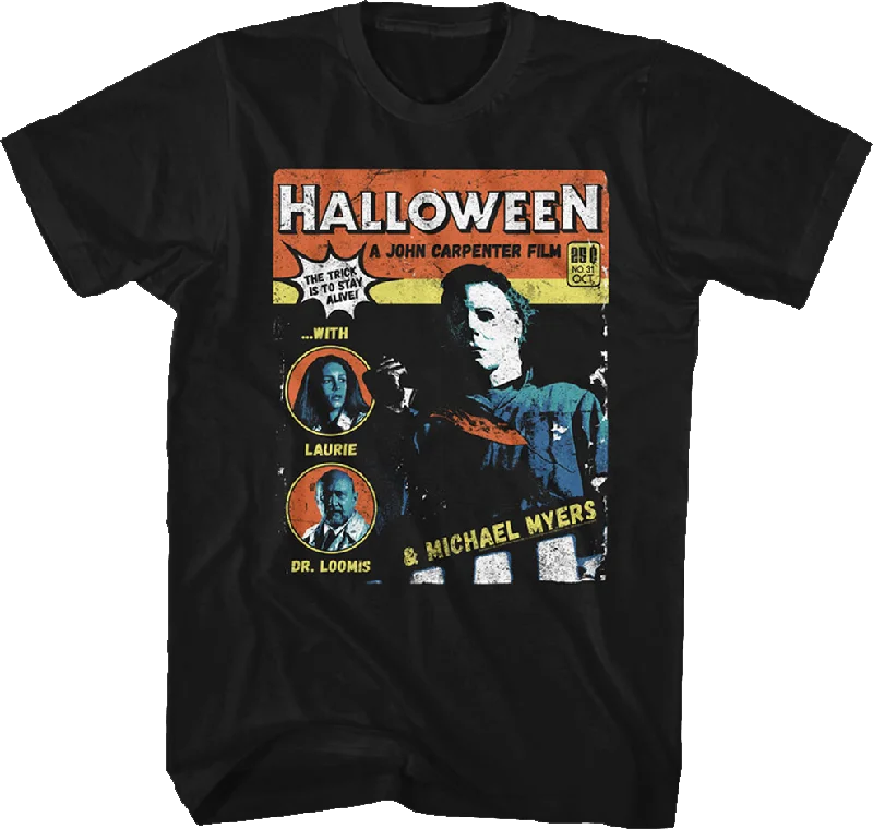 Comic Book Cover Halloween T-Shirt