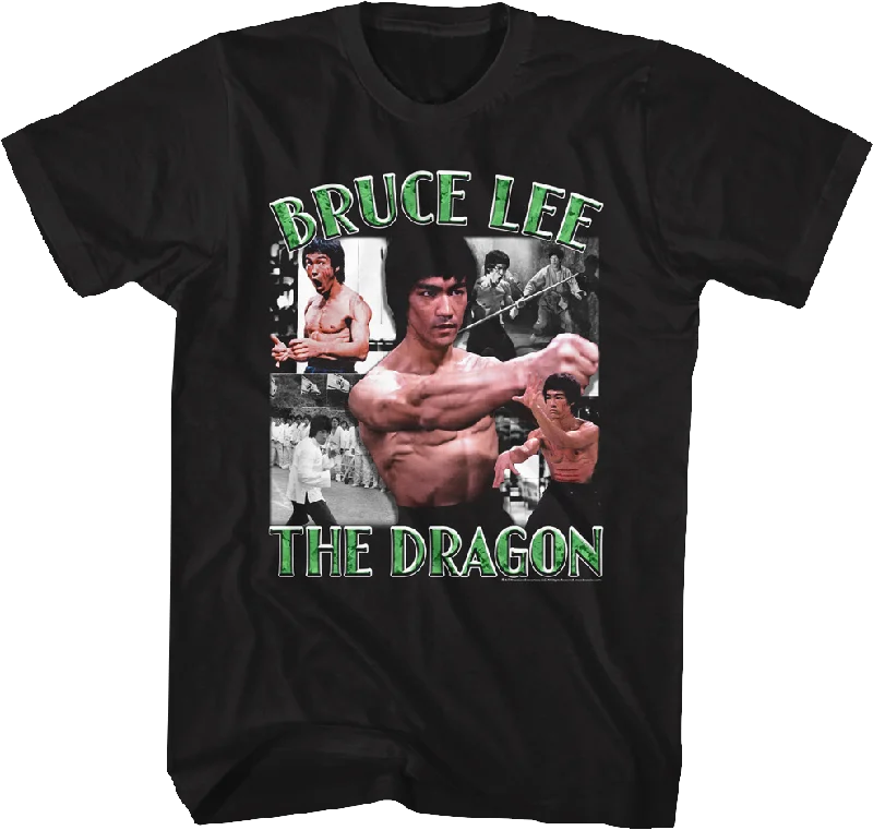 The Dragon Collage Bruce Lee T-Shirt