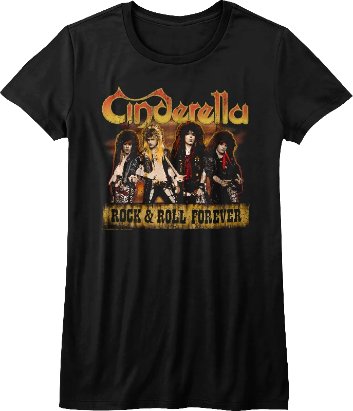 Ladies Rock and Roll Forever Cinderella Shirt