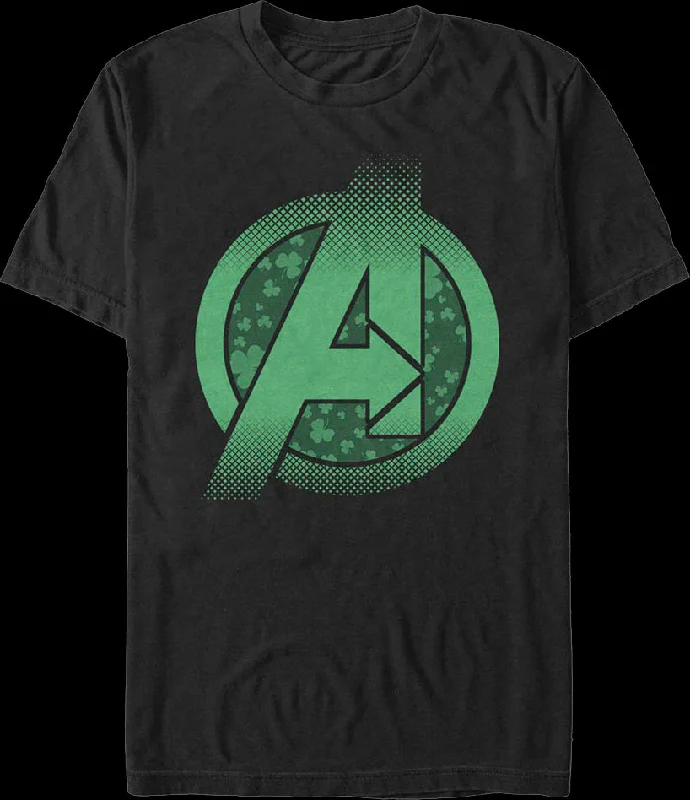 Avengers St. Patrick's Day Logo Marvel Comics T-Shirt