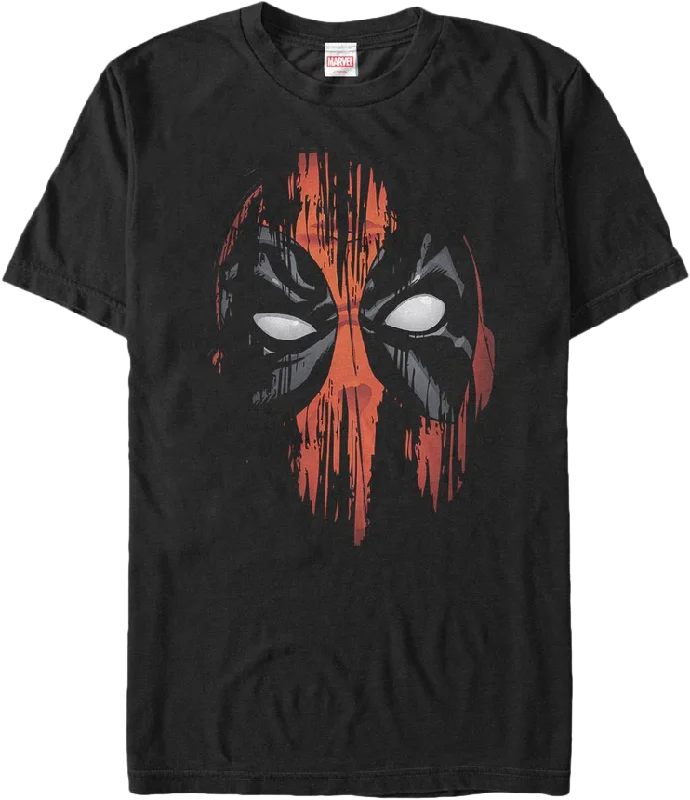 Distressed Mask Deadpool T-Shirt