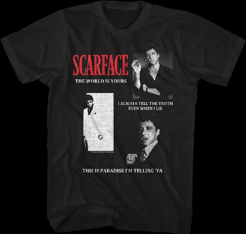 Quotes Collage Scarface T-Shirt