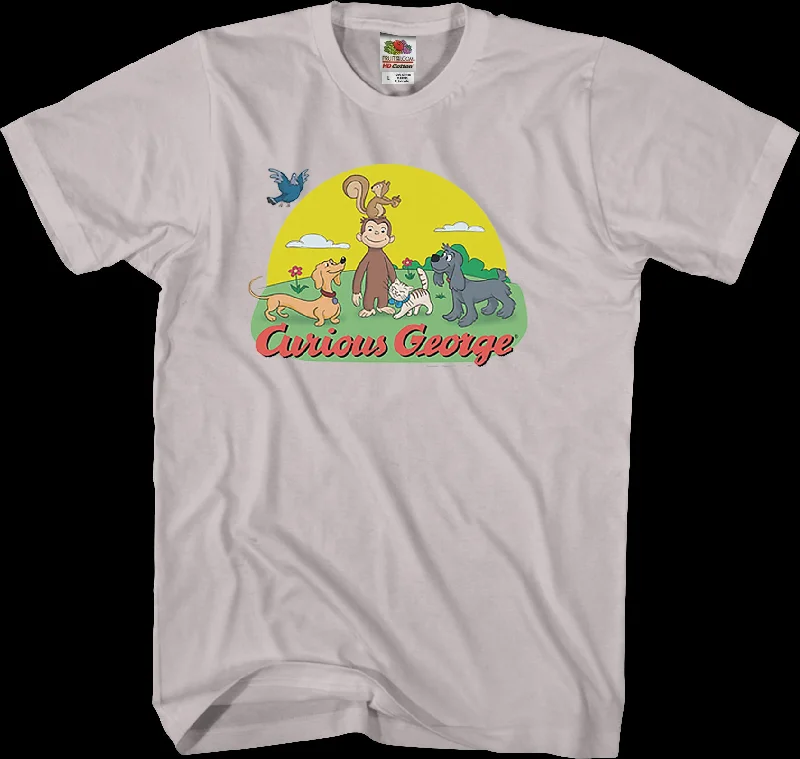 Animal Friends Curious George T-Shirt