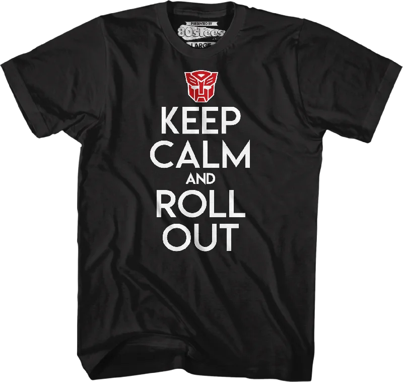 Autobots Keep Calm And Roll Out Transformers T-Shirt