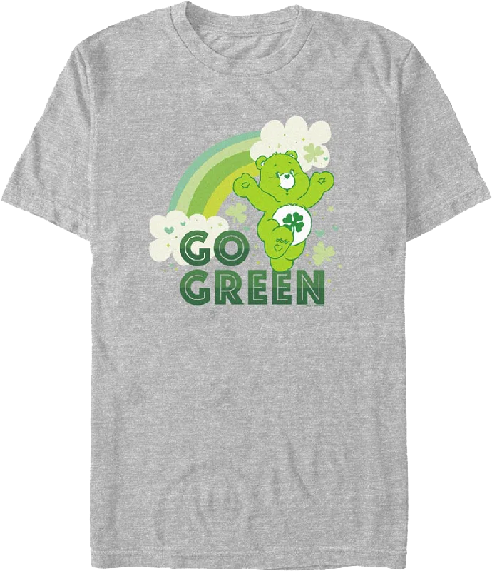 Good Luck Bear Go Green Care Bears T-Shirt