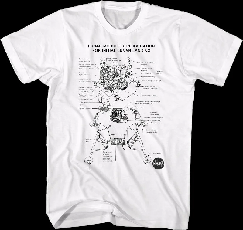 Lunar Module Configuration NASA T-Shirt