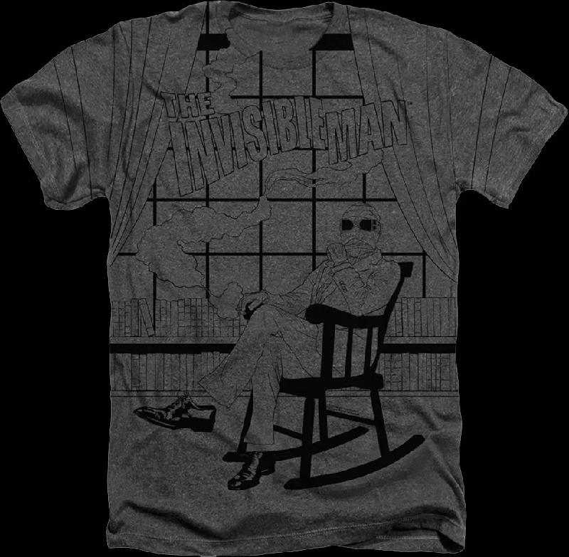 Big Print Invisible Man T-Shirt