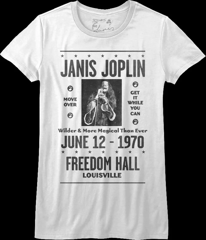 Ladies Freedom Hall Janis Joplin Shirt