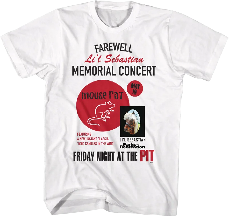 Farewell Li'l Sebastian Memorial Concert Parks and Recreation T-Shirt