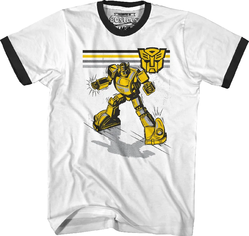 Retro Bumblebee Transformers Ringer Shirt