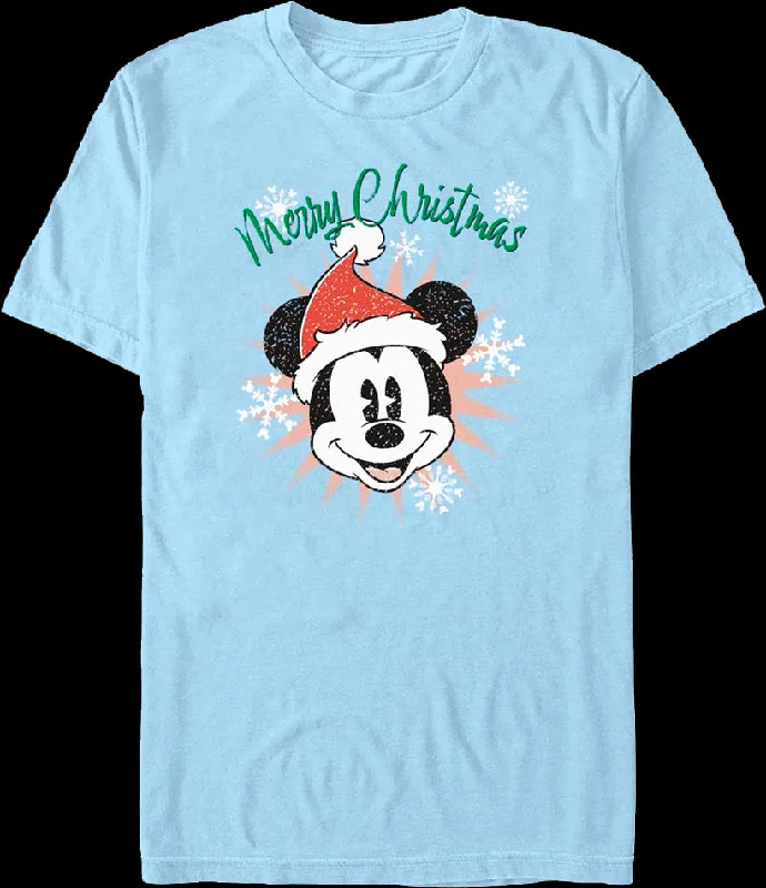 Merry Christmas Mickey Mouse Disney T-Shirt