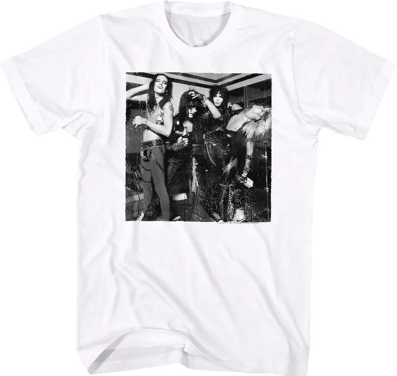 Black and White Photo Motley Crue T-Shirt