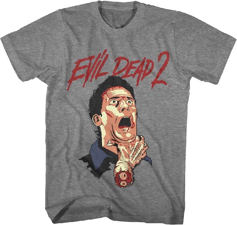 Severed Hand Stranglehold Evil Dead T-Shirt