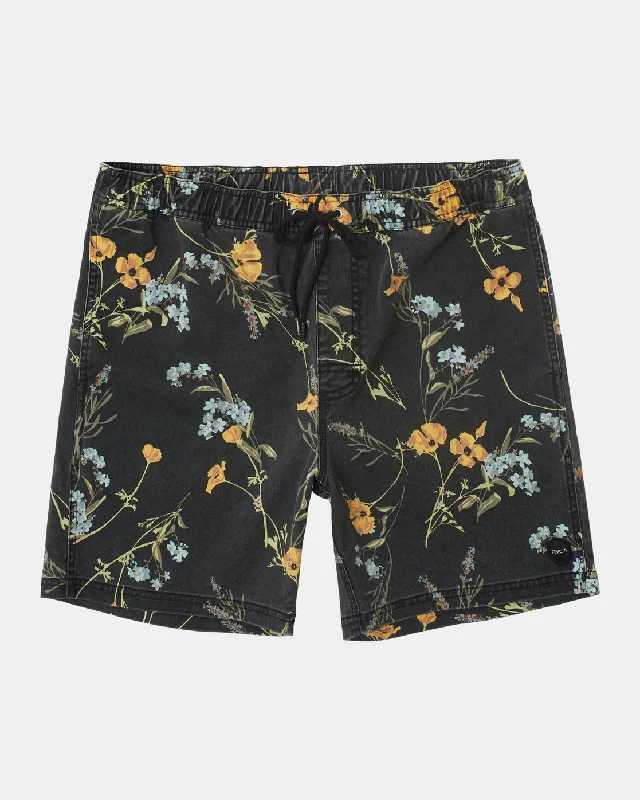 Escape Print 17" Shorts - Midnight