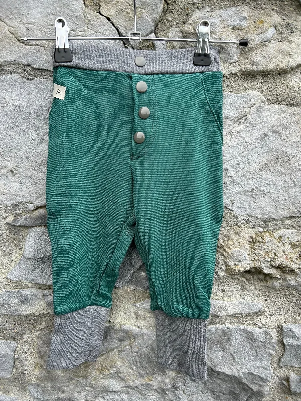 Dark green pants   9-12m (74-80cm)