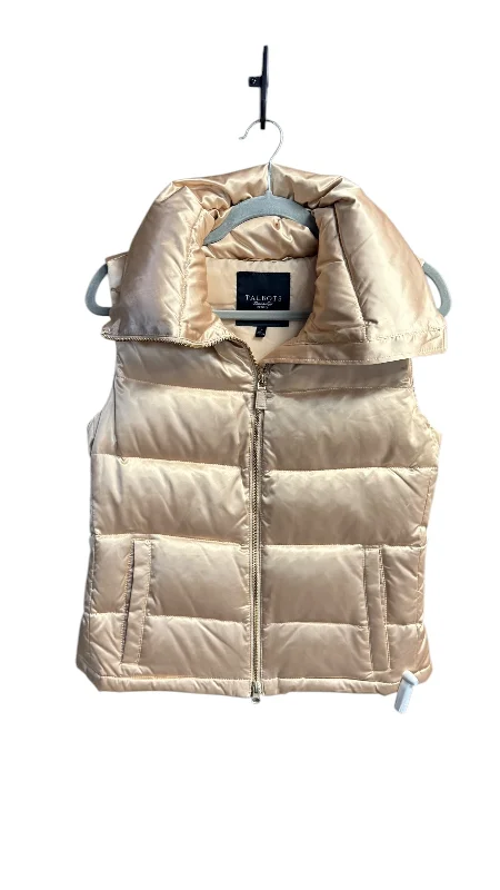 Vest Puffer & Quilted By Talbots In Gold, Size: Sp