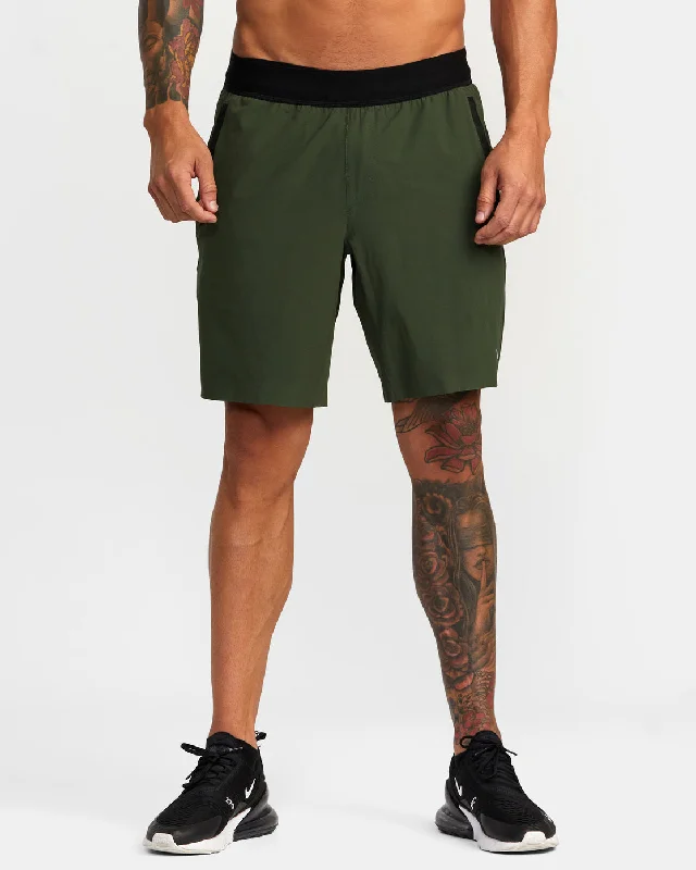 Yogger Plus 18" Training Shorts - Dark Olive