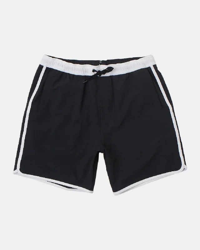 Yogger Hybrid 17" Athletic Shorts - Black