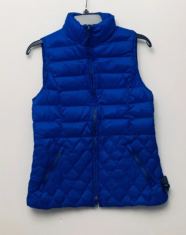 Vest Puffer & Quilted By Talbots In Blue, Size: Xs