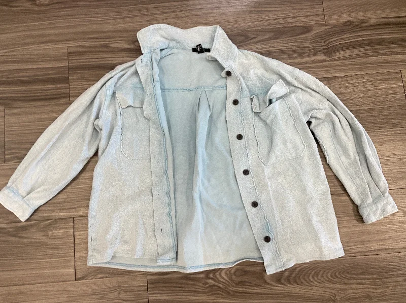 Teal Jacket Shirt Forever 21, Size S