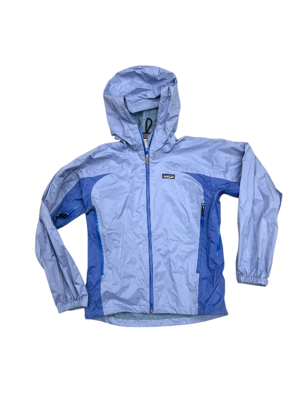 Jacket Windbreaker By Patbo In Blue, Size: M