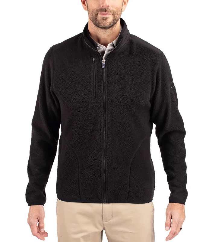 Cutter & Buck Cascade Eco Sherpa Mens Big & Tall Fleece Jacket