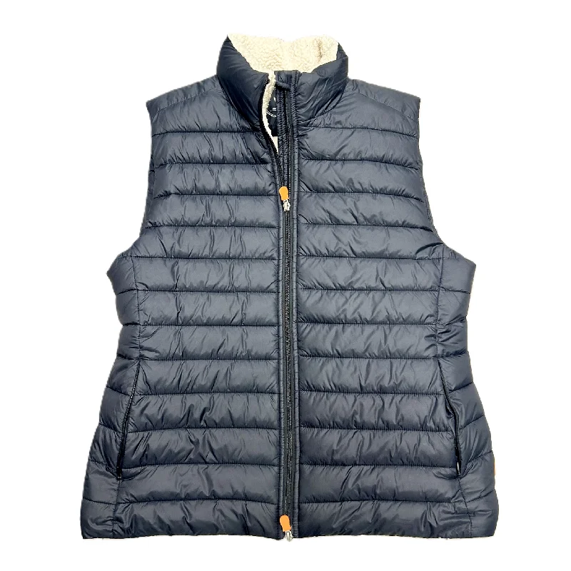 Vest Puffer & Quilted By Save The Duck In Navy, Size: Xl