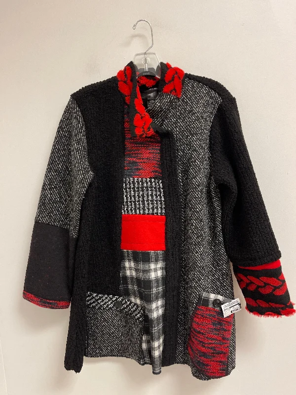 Jacket Other By Ali Miles In Black & Red, Size: M