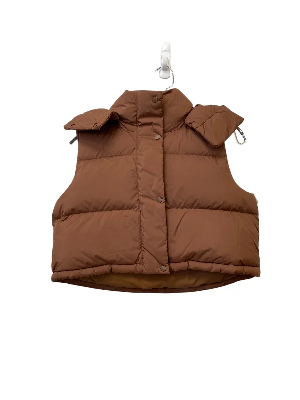 Vest Puffer & Quilted By Lululemon In Brown, Size: 8