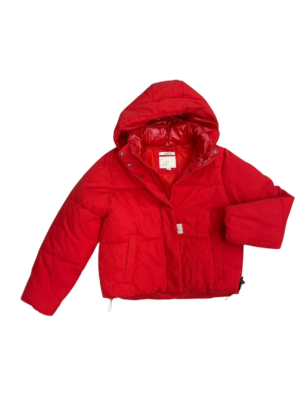 Jacket Puffer & Quilted By A New Day In Red, Size: S