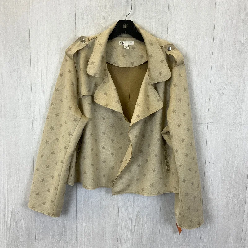 Jacket Other By Cato In Cream, Size: 1x