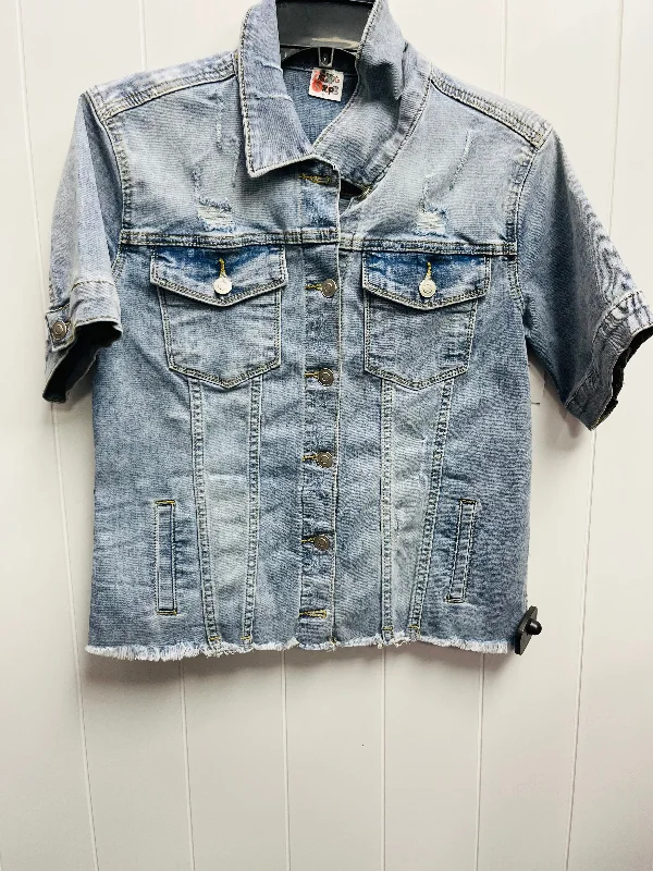 Jacket Denim By the zig zap In Blue Denim, Size: S